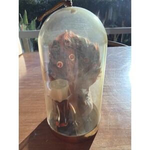 Vintage Max Factor PRIMITIF Peacock Promotional Display Under Dome – Mid-Century